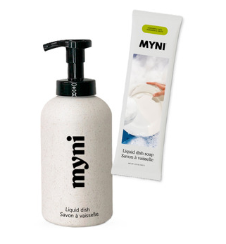 Myni   Liquid Dish Soap Starter Kit (500mL bottle + tab)