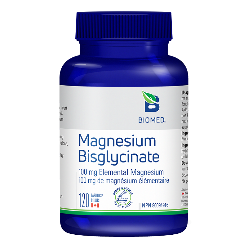 BIOMED    Magnesium Bisglycinate   120 capsules