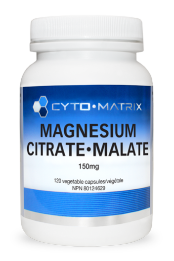 Cyto-Matrix Magnesium Citrate-Malate 150mg 120 v-caps