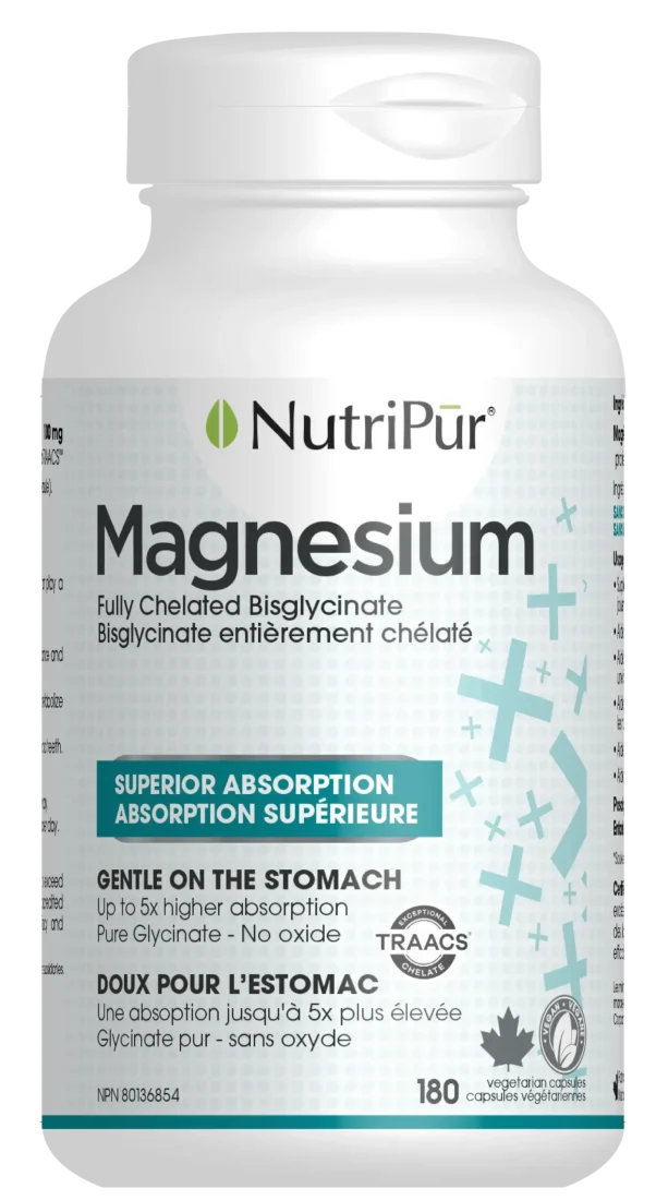 Nutripur - Magnesium Bisglycinate Superior - 180vcap
