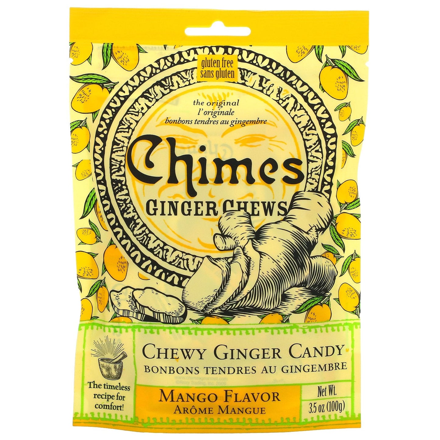 CHIMES GOURMET    Mango Ginger Chew Bag 100g