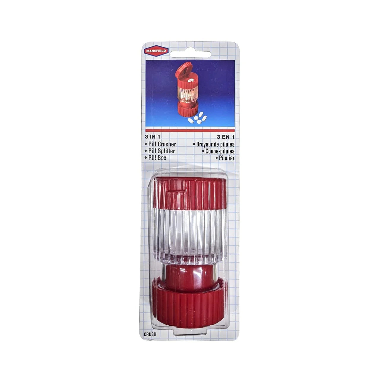 PILL SPLITTER/CRUSHER/BOX 3IN1