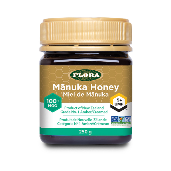Flora   M?nuka Honey 5+ UMF™ + MGO100+250 g