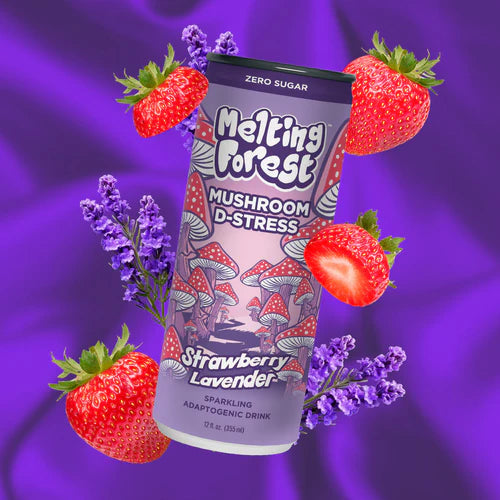 Melting Forest   Chill: Strawberry Lavender   355mL
