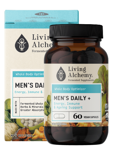 Living Alchemy Men's Daily - Energy, Immune & Ageing Support - 60caps