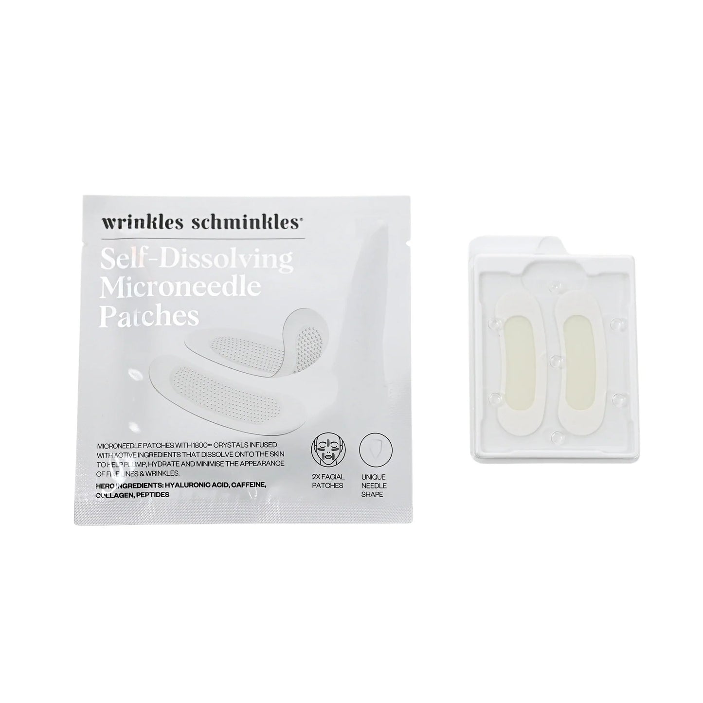 Wrinkles Schminkles   Selfdissolving -Microneedle Patch (1 pair per pouch)