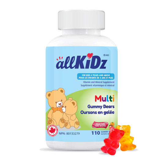 ALLKIDZ   Multi Gummy Bears, 110 Gummies
