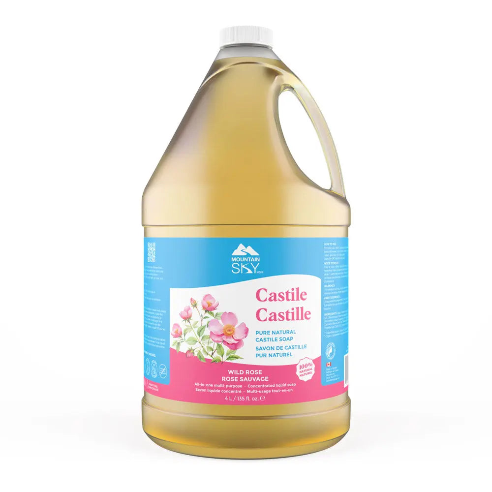 Mountain Sky Soaps - Castile Soap Wild Rose - 4L