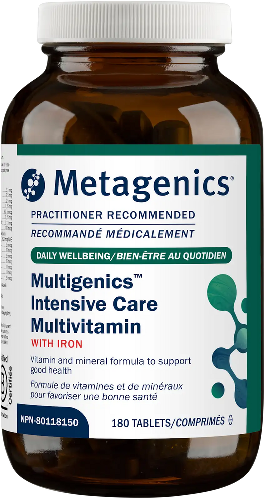 Metagenics Multigenics Intensive Care Multivitaminwith Iron 180 T   180Tablets