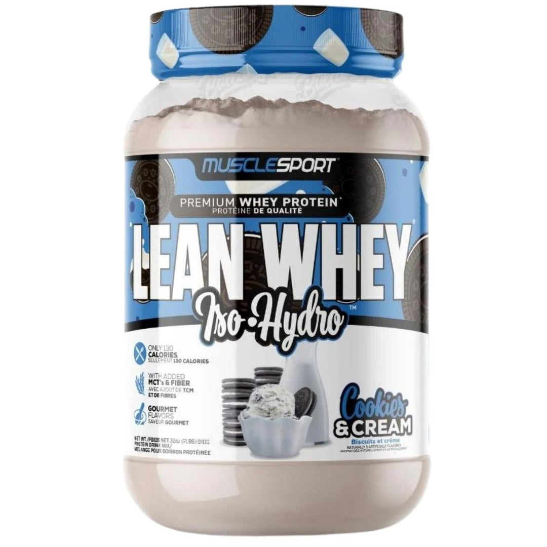 MUSCLE SPORT LEAN WHEY COOKIES & CREAM 2lbs