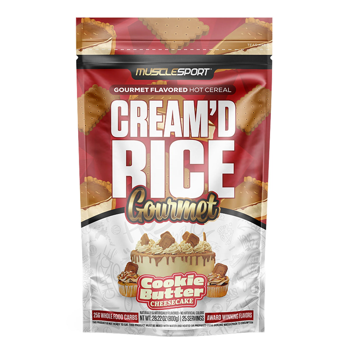 MUSCLE SPORT - CREAM'D RICE - COOKIE BUTTER CHEESECAKE - 25srv