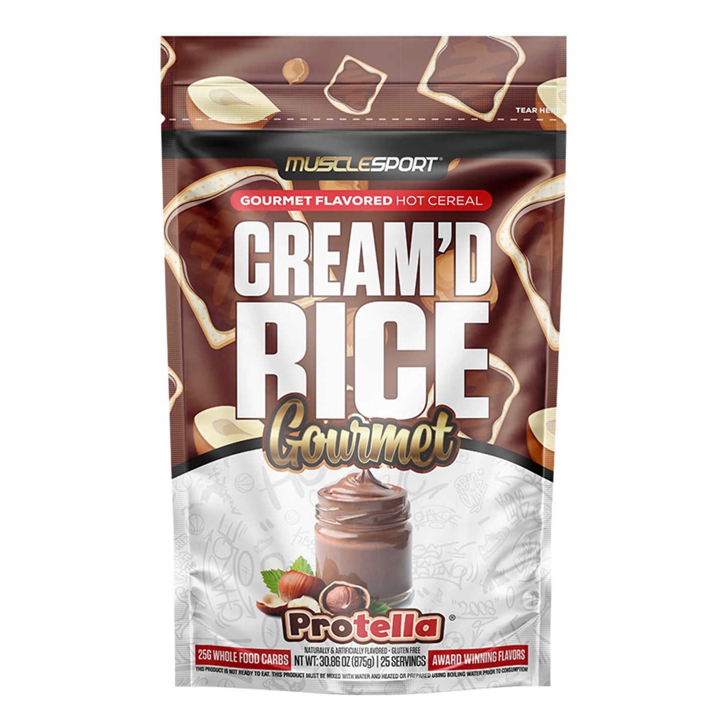 MUSCLE SPORT - CREAM'D RICE - PROTELLA - 25srv