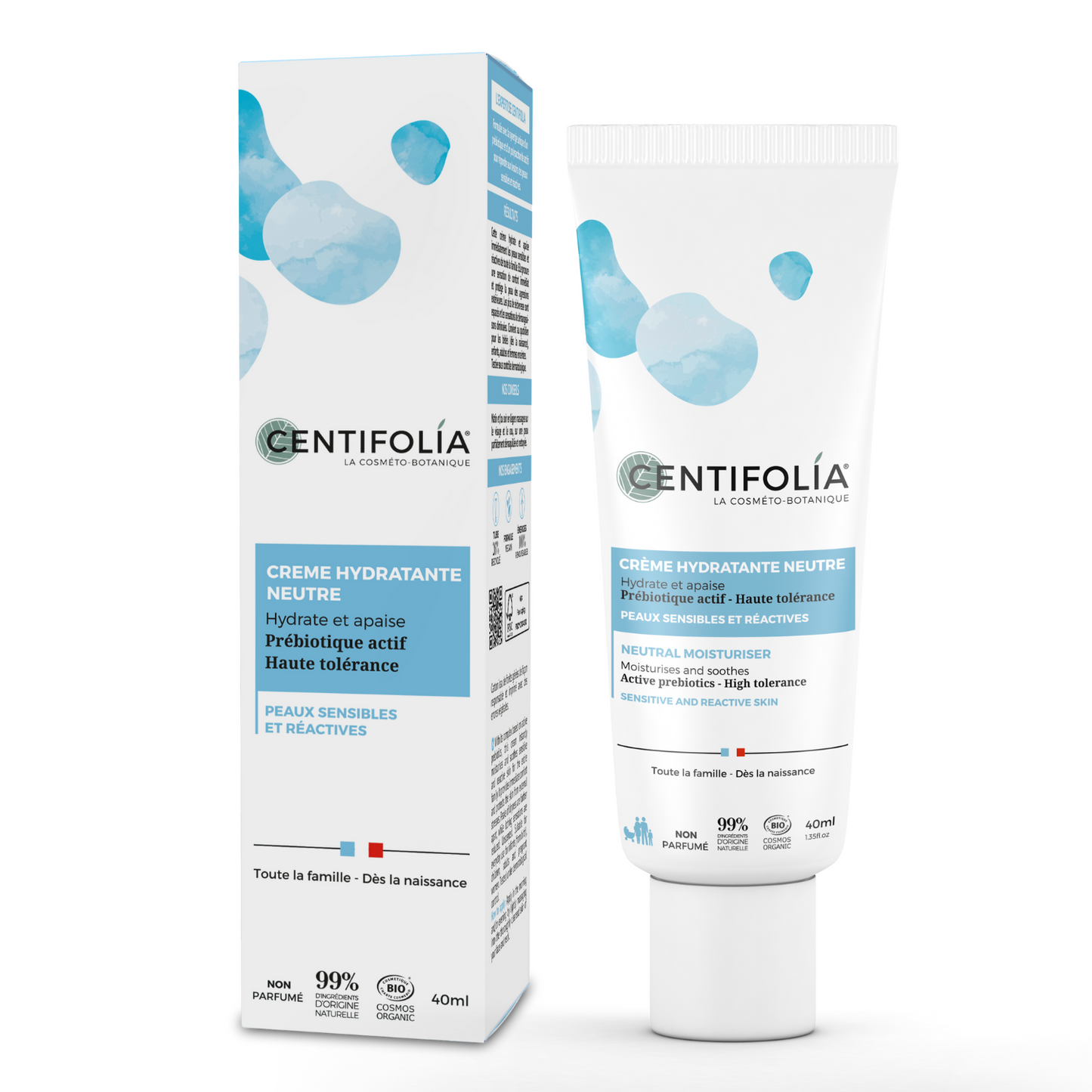 Centifolia - Neutral moisturiser cream - 40 mL