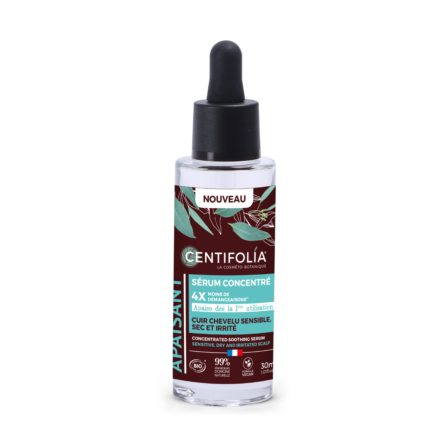 Centifolia - Concentrated soothing serum - sensitive & dry scalp - 30 mL