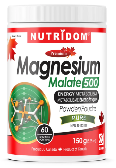 NUTRIDOM®    Magnesium Malate 500 Powder 150g