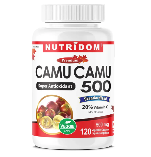 NUTRIDOM®    Camu Camu 500 120 Vcaps  - NEW