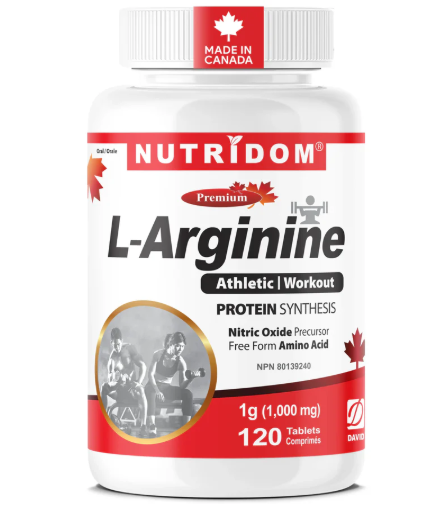 NUTRIDOM®    L-Arginine 120 Tablets  - NEW