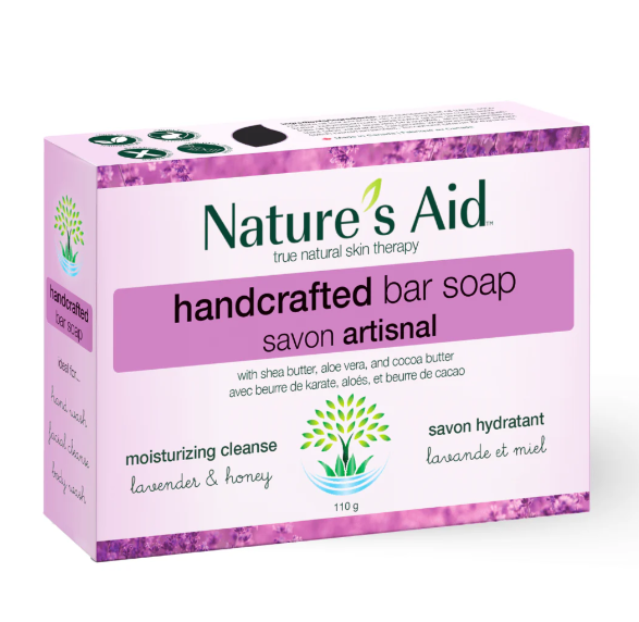 Nature's Aid   Bar Soap-MOISTURIZING LAVENDER