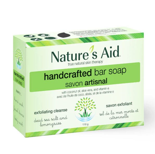 Nature's Aid   Bar Soap-EXFOLIATING LEMONGRASS