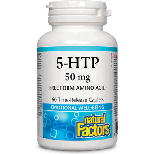 Natural Factors 5-HTP 50 mg Time Release 60 caps