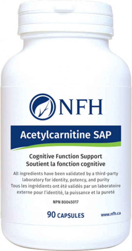 Acetylcarnitine SAP (750 mg acetyl-l-carnitine hydrochloride/capsule) 90 capsules -