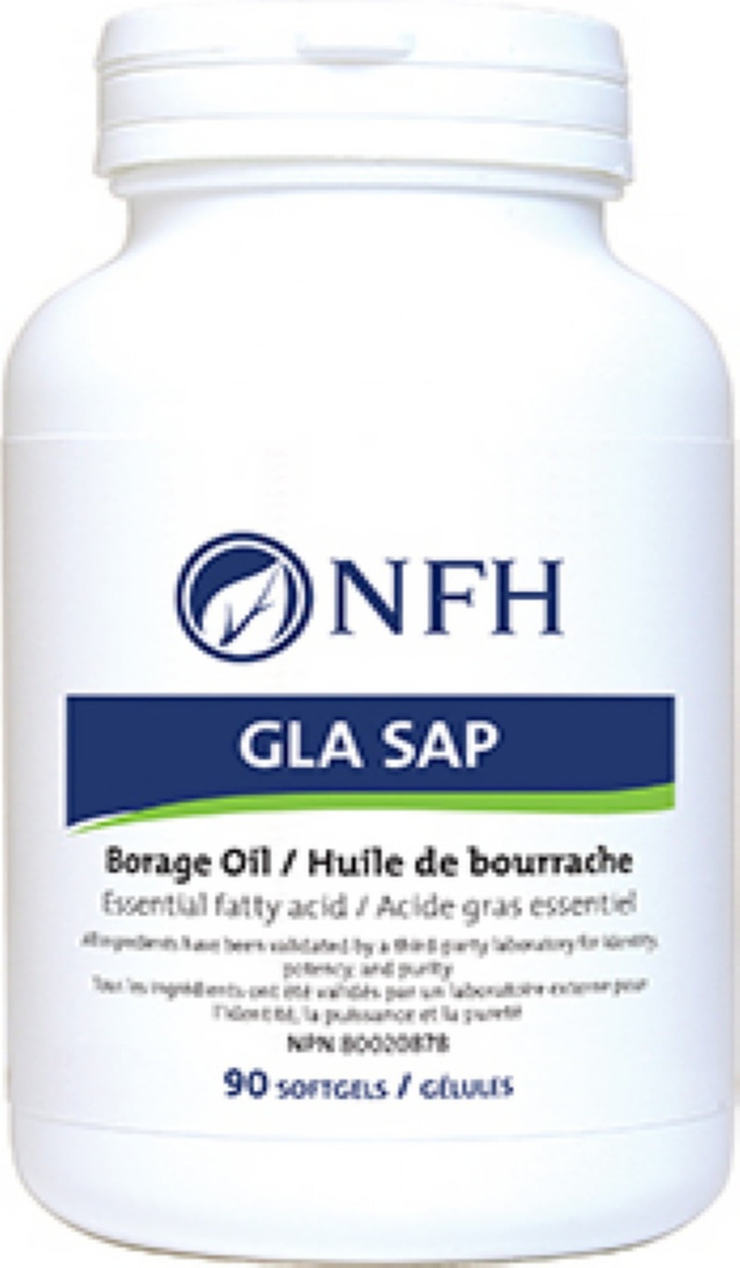 GLA SAP (1000 mg certified organic borage seed oil/softgel) 90 softgels -