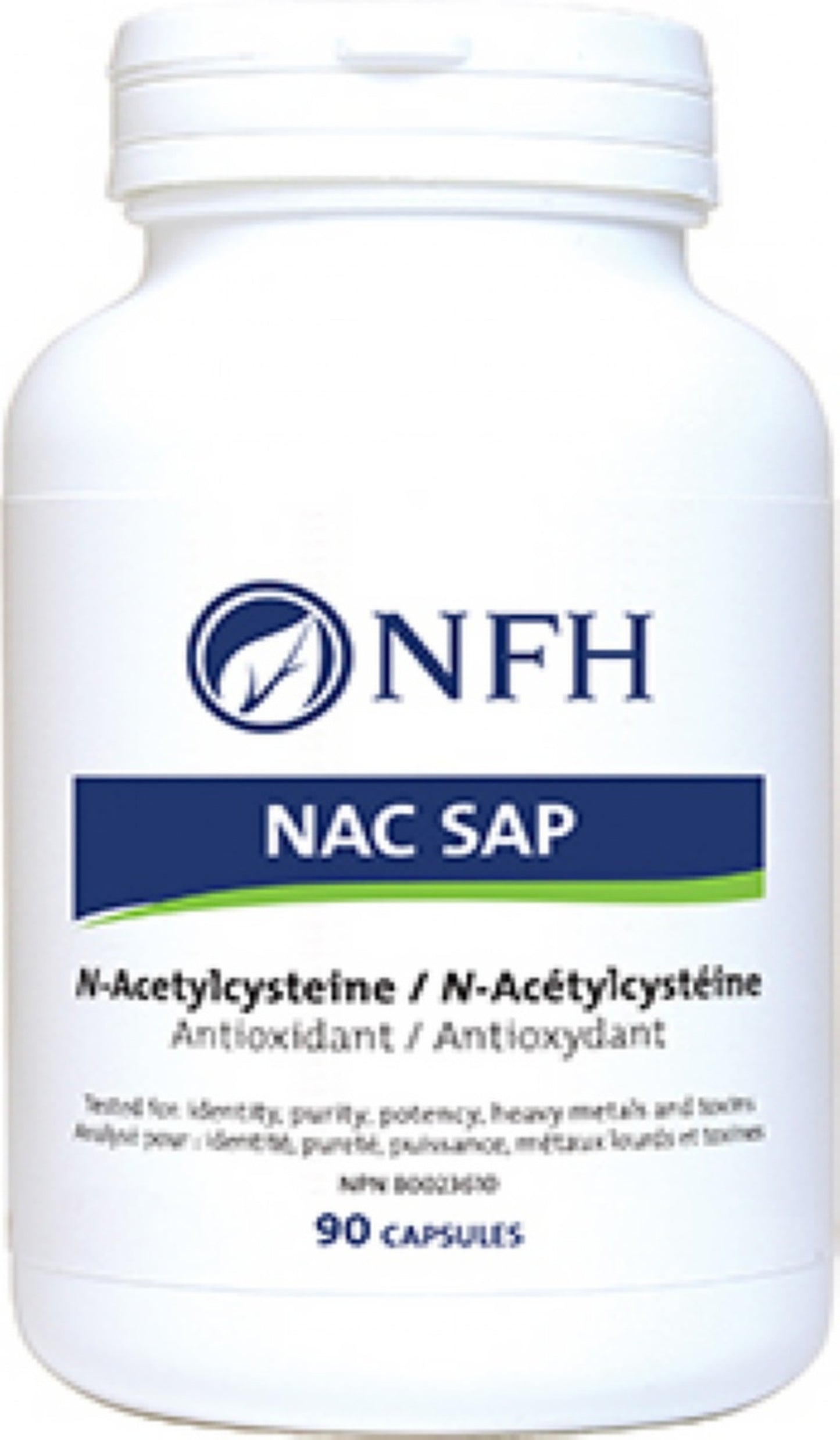 NAC SAP (500 mg l-alpha-Acetamido-beta-mercaptopropionic acid/capsule) 90 capsules -