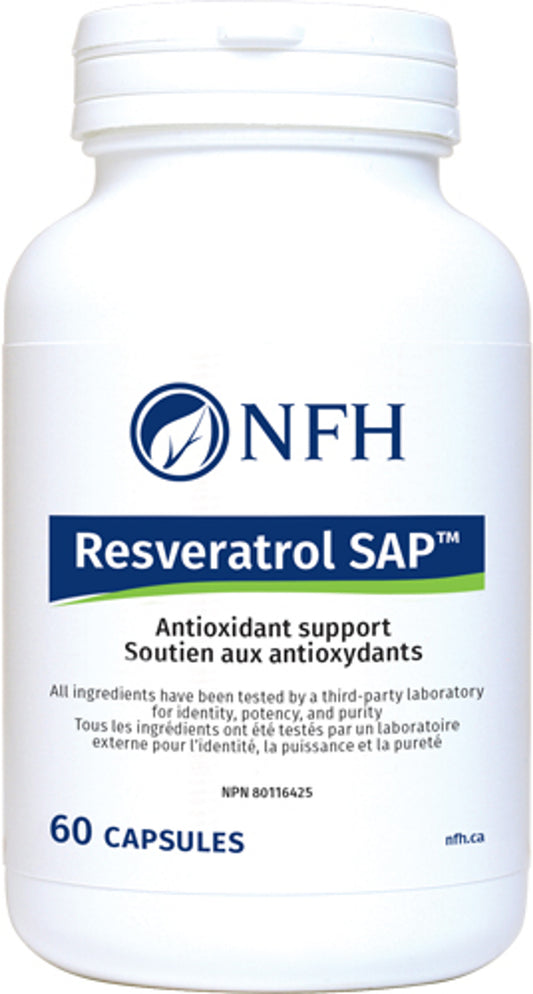 Resveratrol SAP (375 mg of trans-Resveratrol/capsule) 60 capsules -