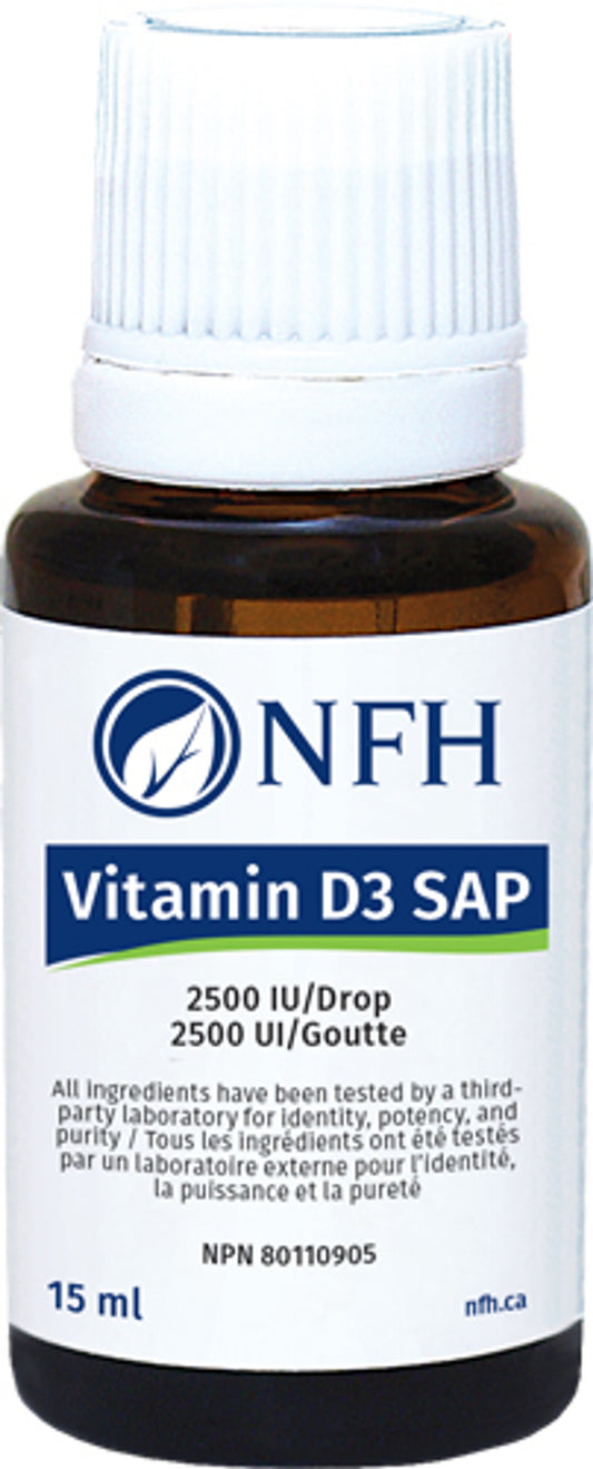 Vitamin D3 SAP Liquid (2500 IU, 62.5 mcg/drop) 15 ml -