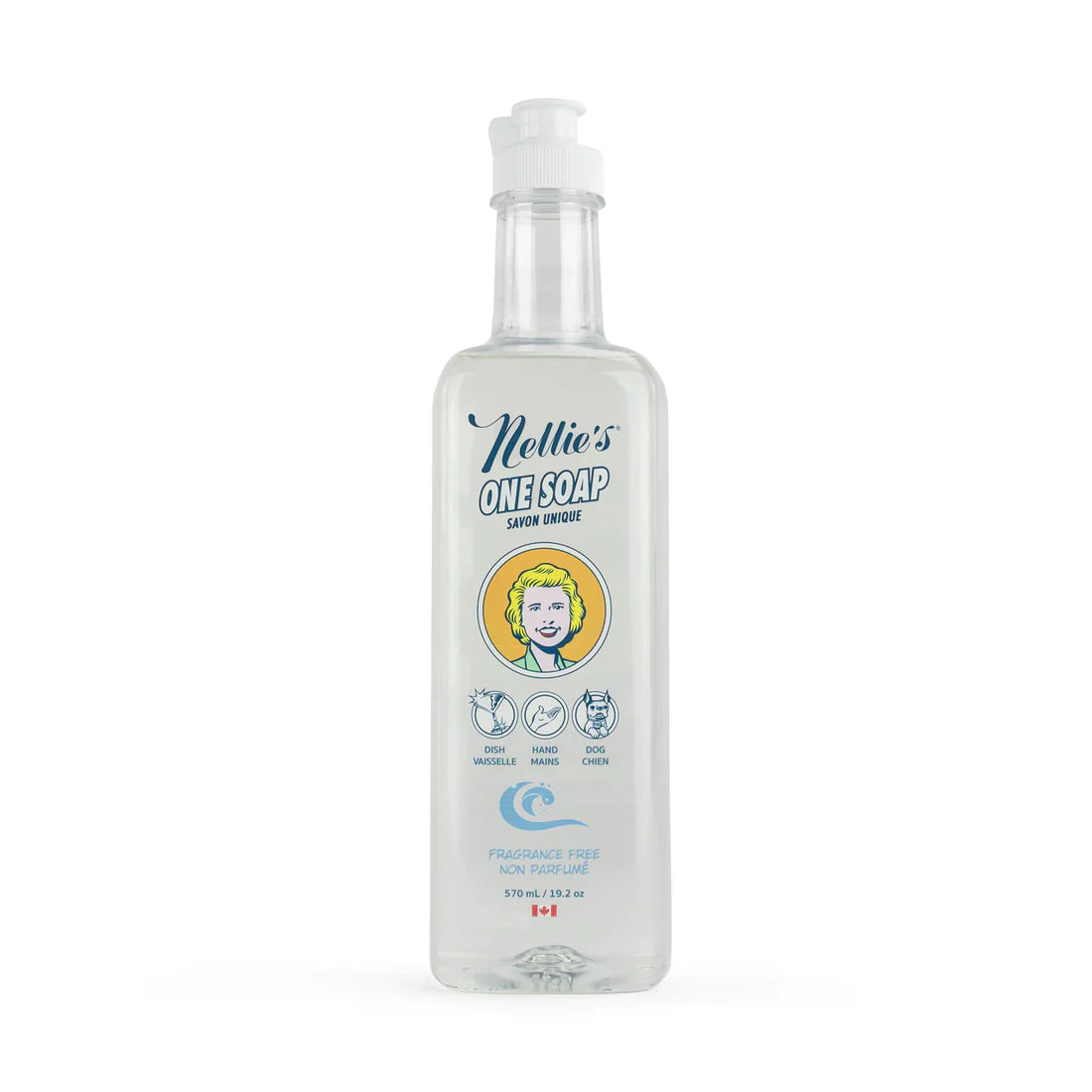 NELLIE'S *    One Soap -Fragrance Free ,570ml