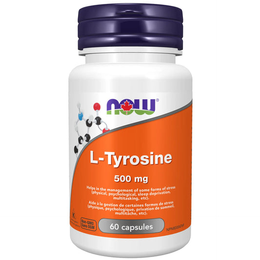 NOW    L-Tyrosine 500mg (FreeForm) 120cap