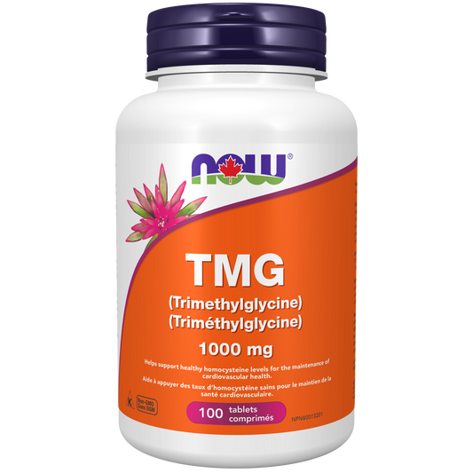 NOW    TMG (Trimethylglycine) 1000mg 100 tab