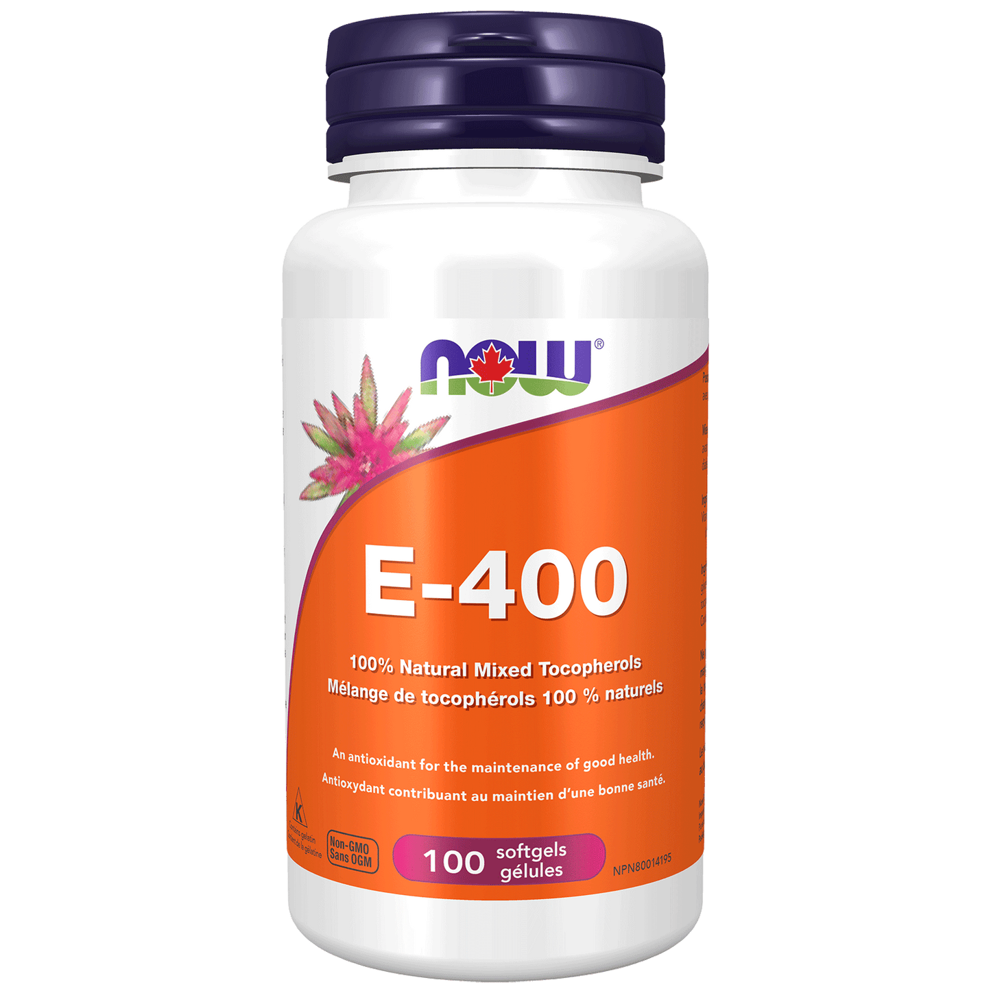 NOW    E-400 IU Mixed Tocopherols 100gel