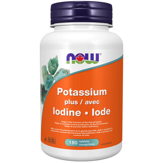 NOW    Potassium+Iodine 225mcg 180tab