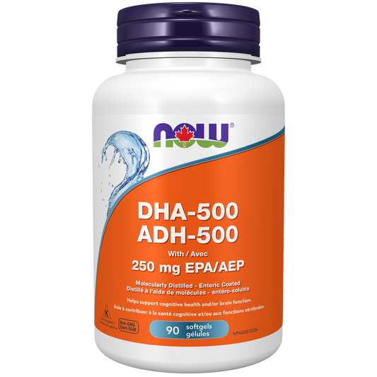 NOW    DHA-500 1000mg 90gel