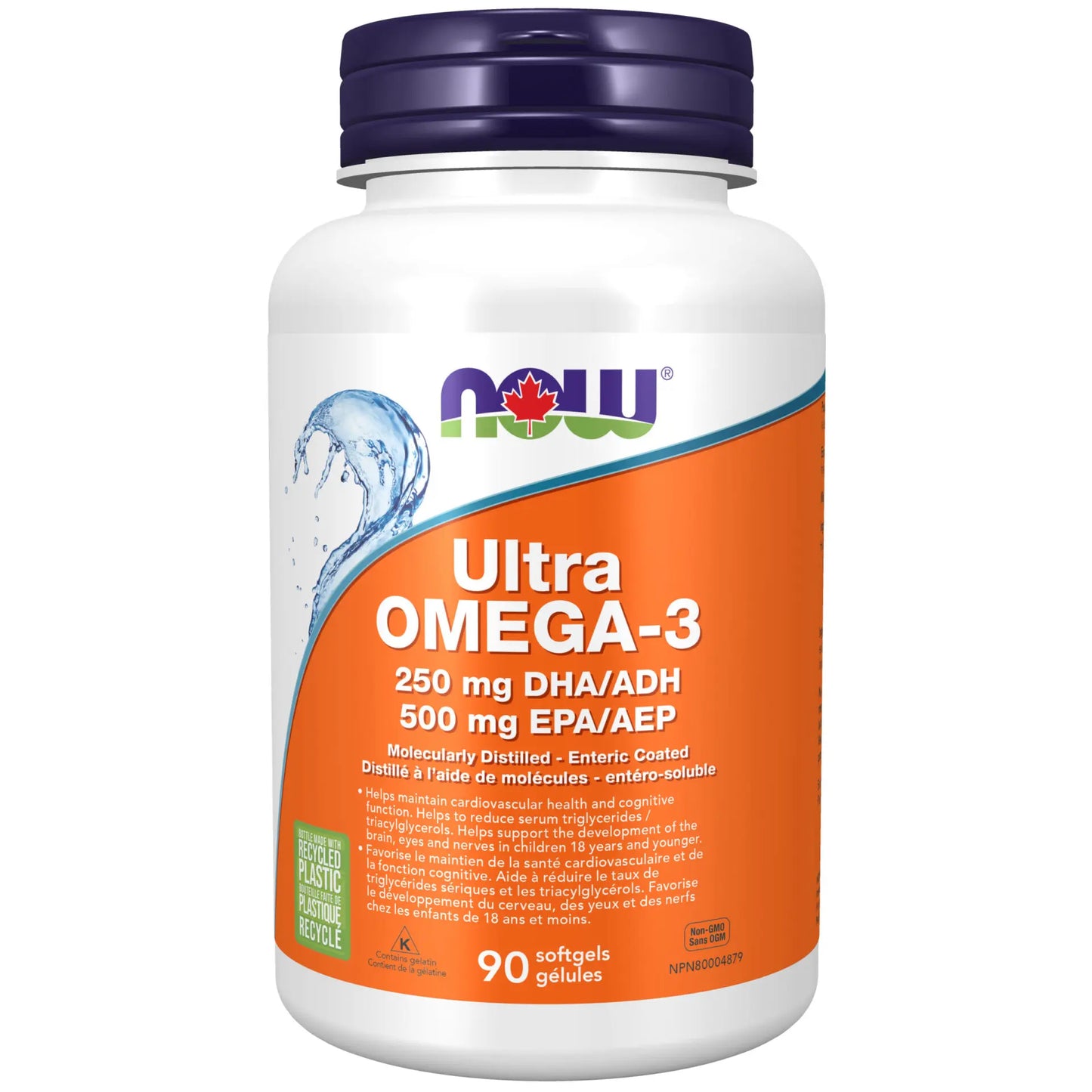 NOW    Ultra Omega-3 1000mg (500EPA / 250DHA) 90gel