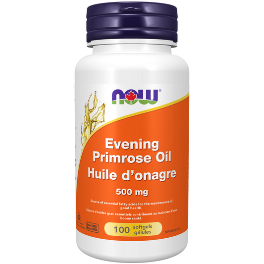 NOW    Evening Primrose Oil 500mg (45mg GLA) 100gel