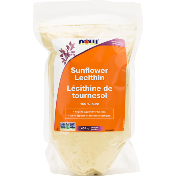 NOW    Sunflower Lecithin Powder Non-GMO 454g