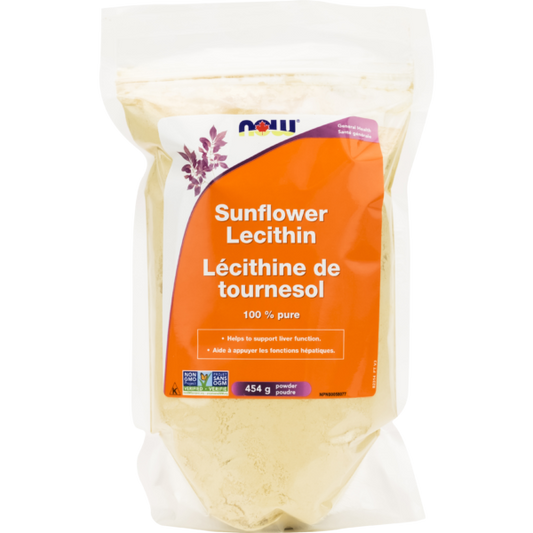 NOW    Sunflower Lecithin Powder Non-GMO 454g