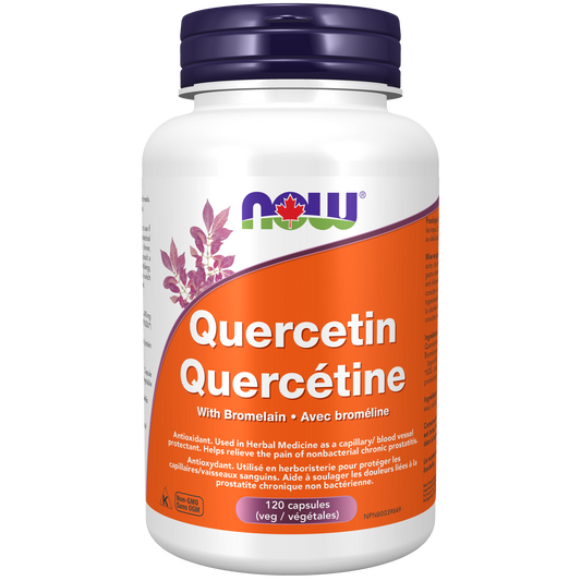 NOW    Quercetin with Bromelain 120vcap