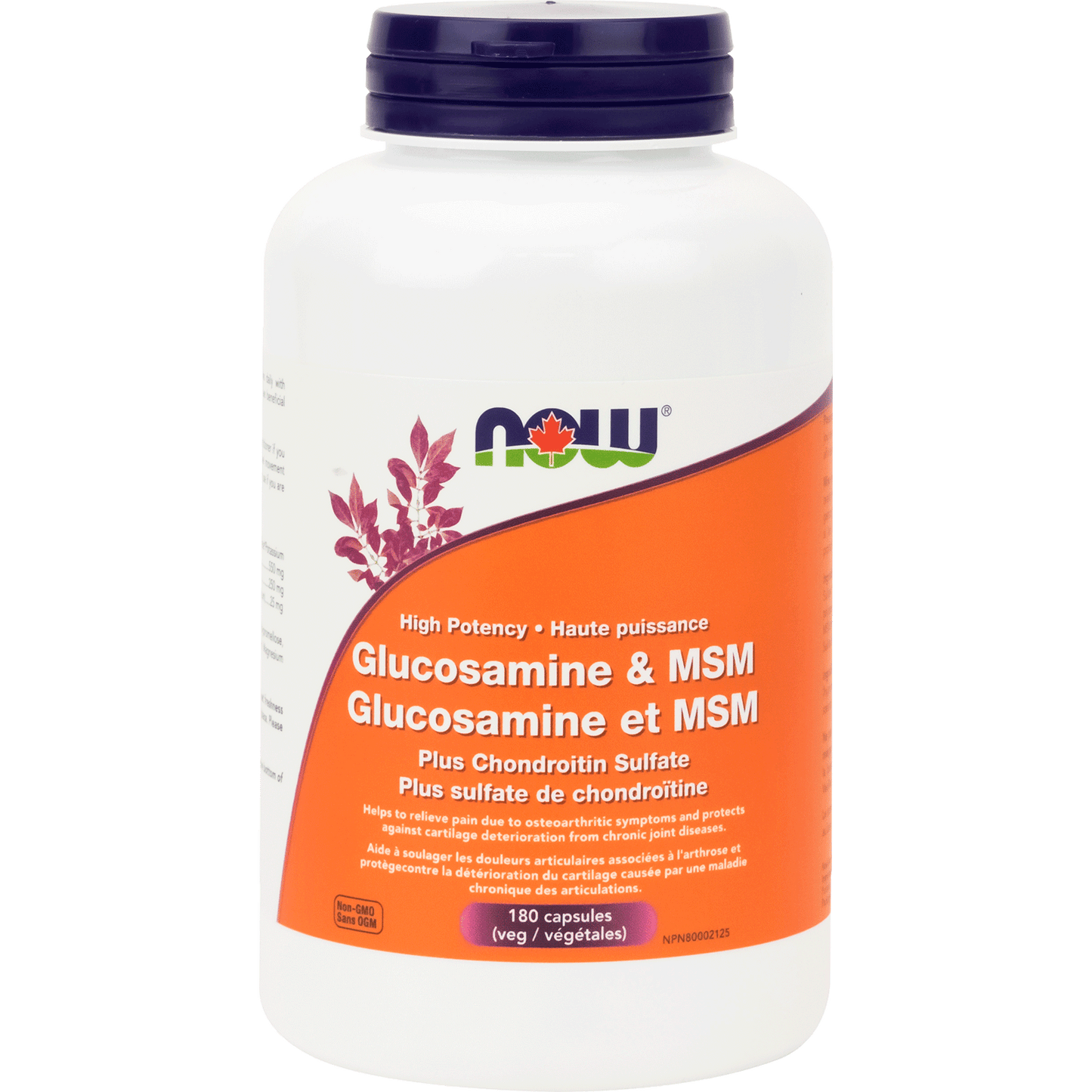 NOW    GlucoSulf + MSM (550 / 250) + Chond 180vcap