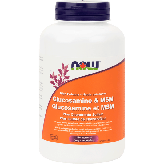 NOW    GlucoSulf + MSM (550 / 250) + Chond 180vcap