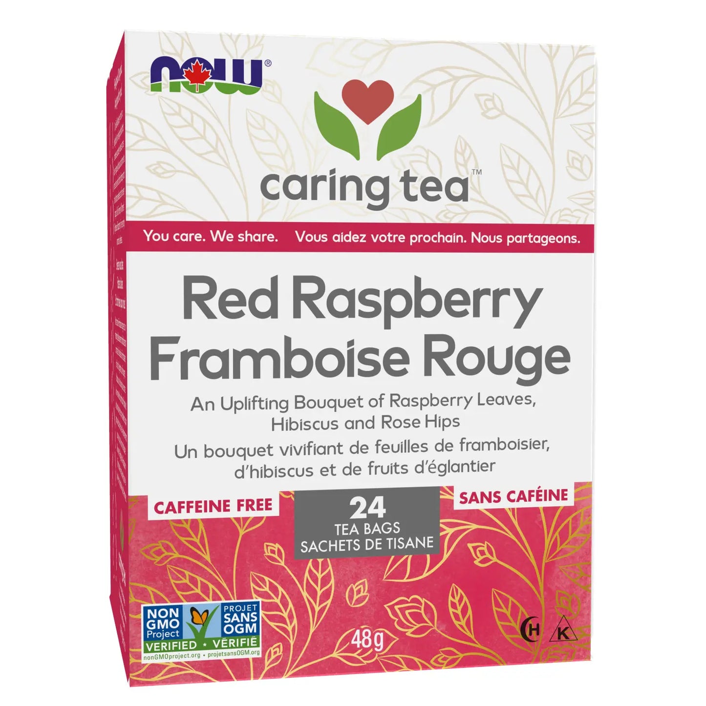 NOW    Red Raspberry Tea 24 Bag x 48g