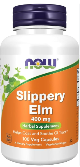 NOW - SLIPPERY ELM 400MG 100VC