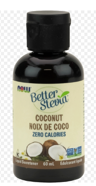 NOW    BetterStevia Liquid Extract (Coconut) 60mL
