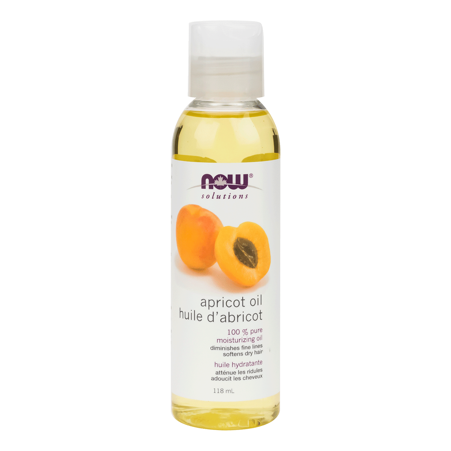 NOW    Apricot Kernel Oil, Expeller Pressed 118mL