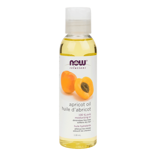 NOW    Apricot Kernel Oil, Expeller Pressed 118mL