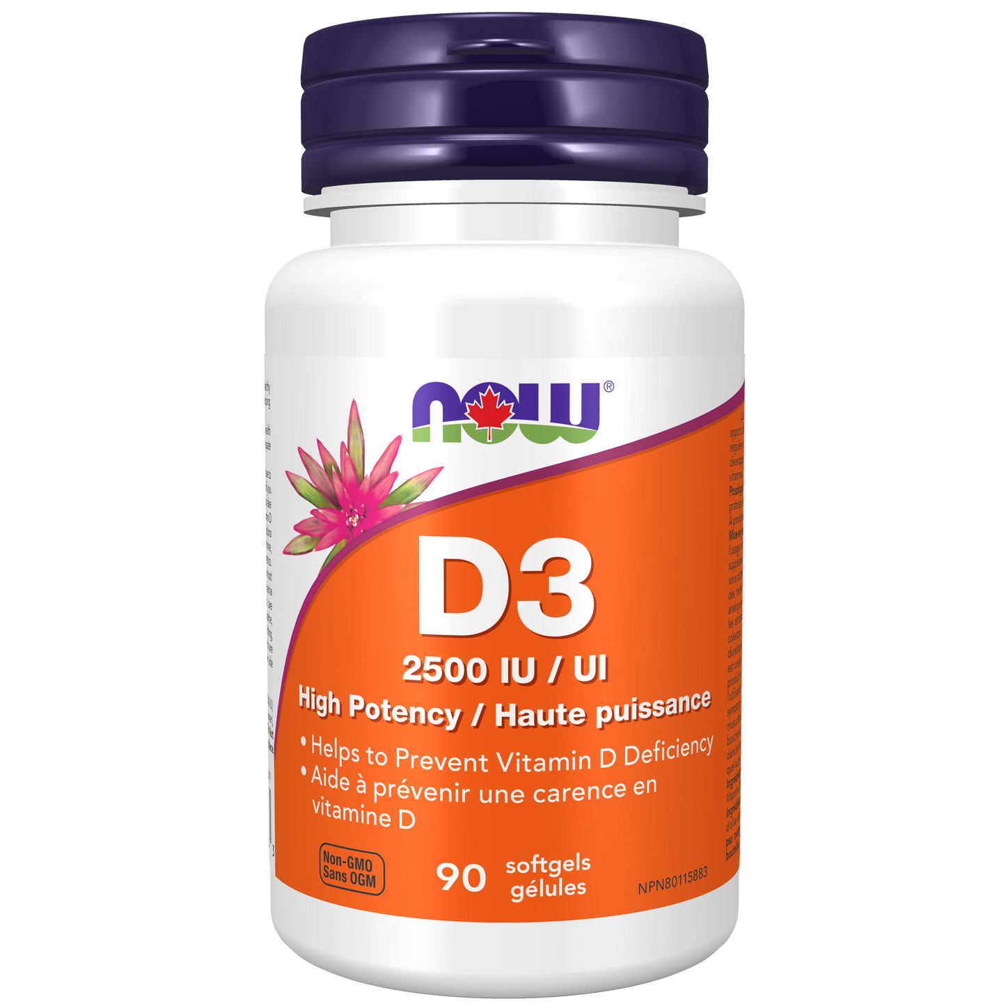 NOW    Vit D-3 2,500 IU 90gel