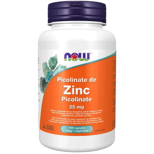 Zinc Picolinate 25mg - 100 Caps
