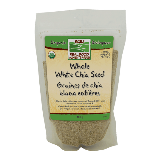 NOW    Organic Whole White Chia Seed 400g